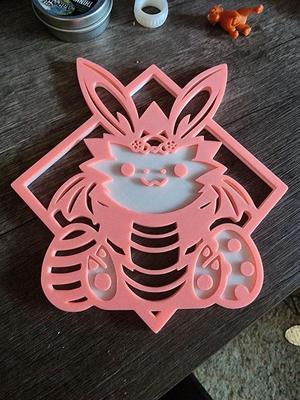 Bunny Dragon Wall Decor