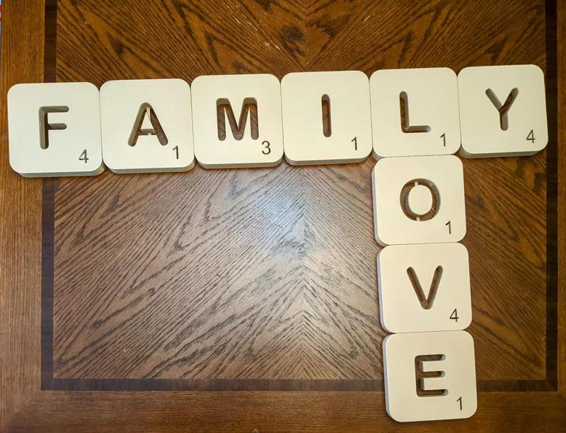 Scrabble Wall Tiles | Customizable Home Decor