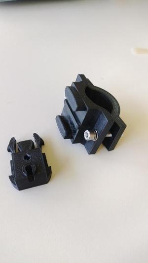 GoPro and torch Handlebar