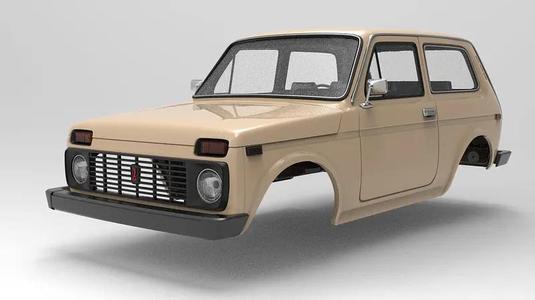 Lada Niva 2121, Нива STL files for RC chassis