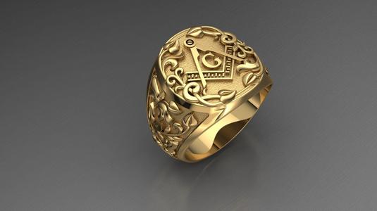 Mason ring  model for 3D print