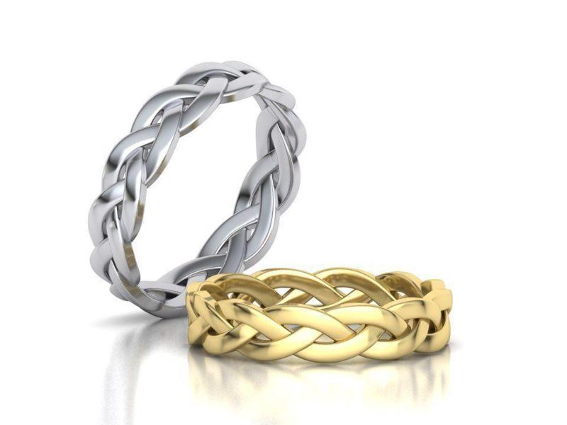 Classic Braided ring 3dmodel Band ring
