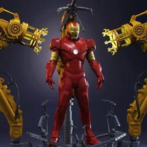 Iron Man & Suit-Up Gantry in Diorama STL files for 3D Printing | Assembly Model