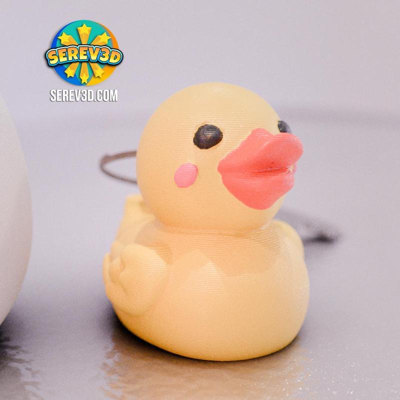 Rubber Duck Keychain in Breakable Easter Egg – Serev3D free stl