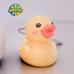 Rubber Duck Keychain in Breakable Easter Egg – Serev3D free stl