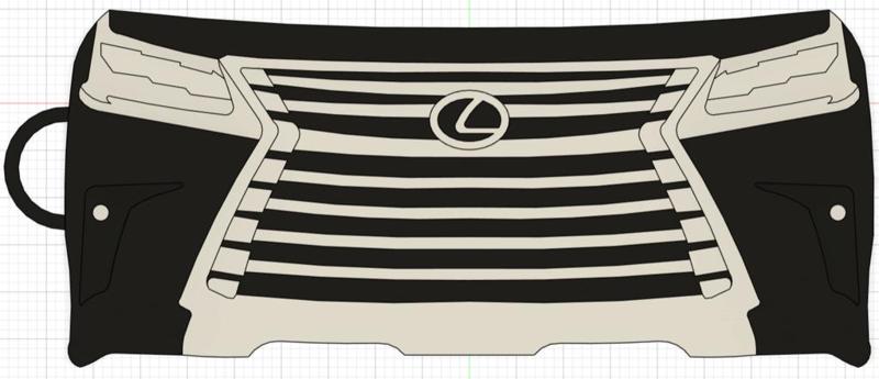 Lexus LX570 Keychain