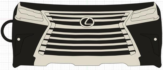 Lexus LX570 Keychain