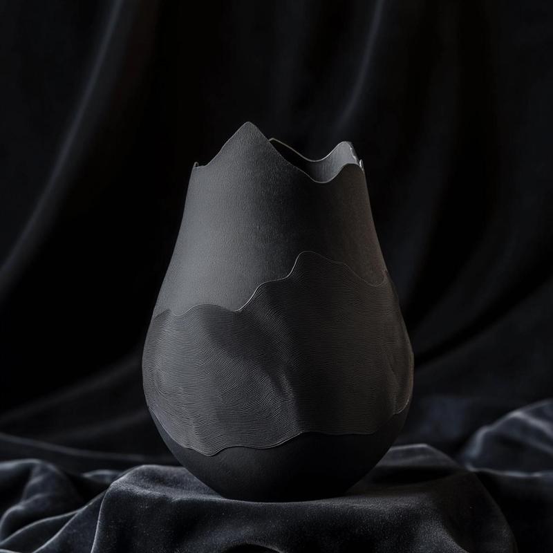 Shadow Crest –  Sculptural 3D Printable Home Decor