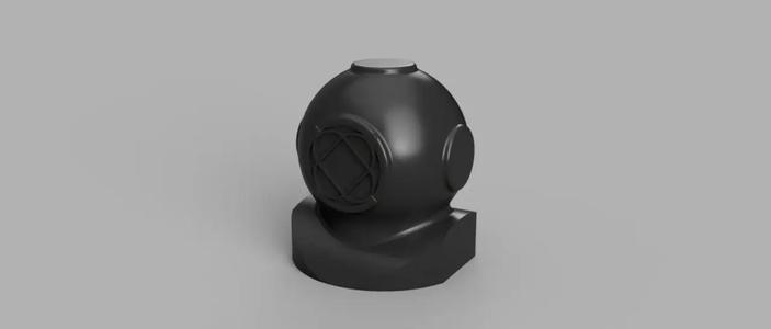Scuba Helmet Vase (Vase Mode)
