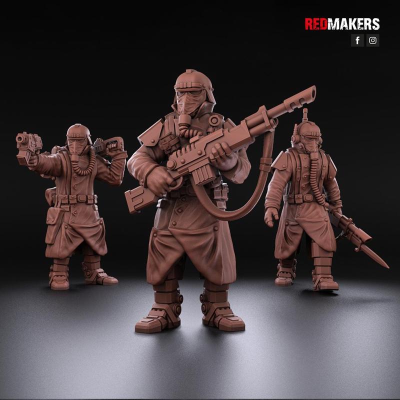 Death squad of the Imperial force Bionic legs