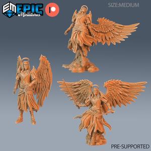 Angel Male Set / Angelic Soldier / Heavenly High Guardian / Winged Cloud Celestial