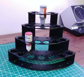 Modular Hobby Paint Rack – Outside Corner