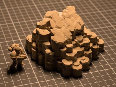 Miniature Terrain – Rock #6