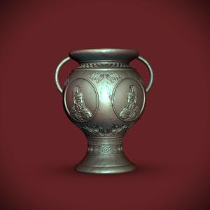 Greek Pot/Vase -Ares