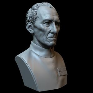 Peter Cushing as Grand Moff Tarkin