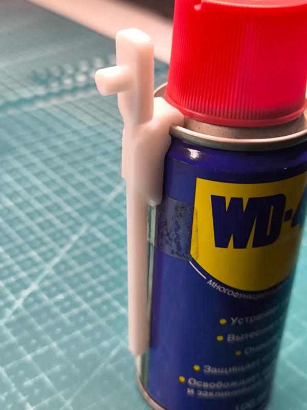 WD-40 straw replacement with clip