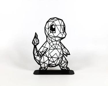 Geometric Low Poly Charmander