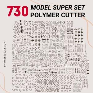 MEGA SUPER POLYMER CLAY CUTTER SET