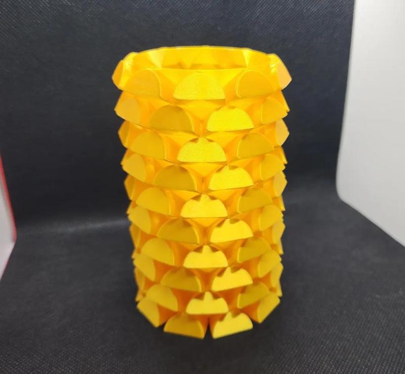 ◒ Sunrise Spiral Vase ◒