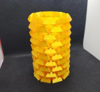 ◒ Sunrise Spiral Vase ◒