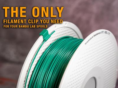 Filament clip for Bambu lab spool