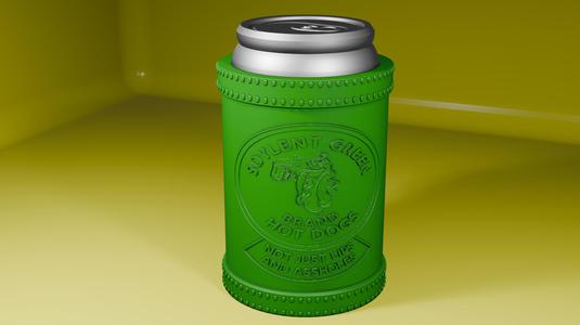 Soylent Green Hot Dogs Beer Can Holder / Koozie