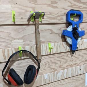 French Cleat Workshop Peg Hanger