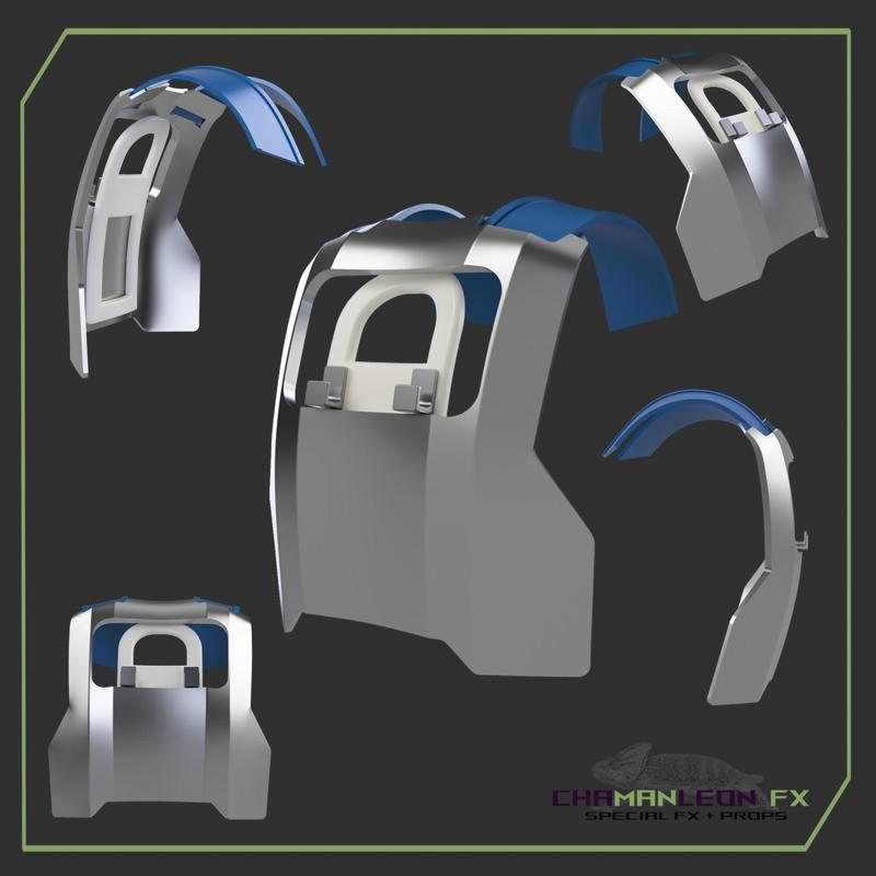Bo Katan and Koska Reeves Back Plate The Mandalorian Cosplay