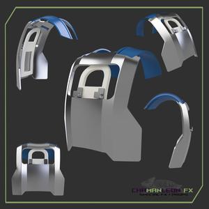 Bo Katan and Koska Reeves Back Plate The Mandalorian Cosplay