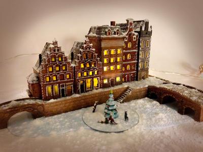 Christmas Village Lamp