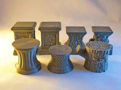Model Display Stands – Collection 1