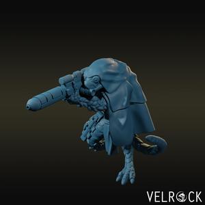 Reptilian Soldier Sniper V1