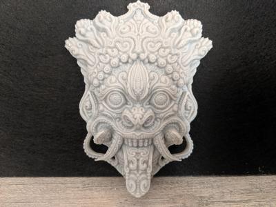 Bali inspired wall piece