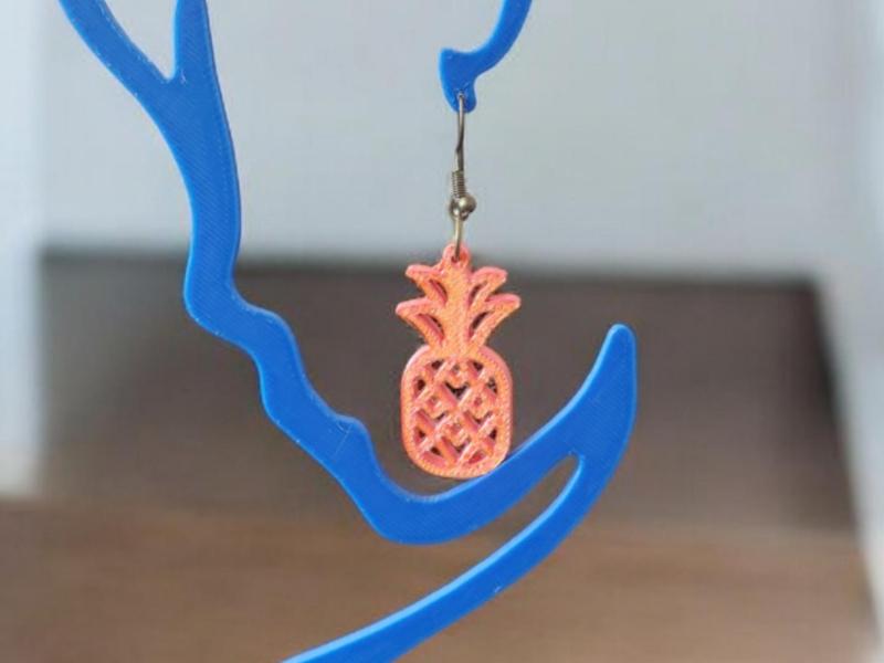 Tropical Pineapple Earrings
