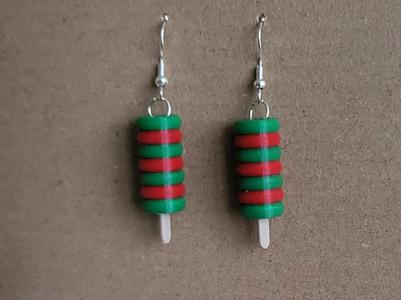 twister lolly earrings