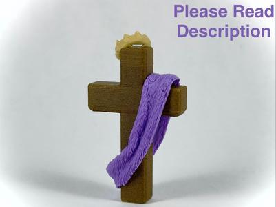 Pocket Prayer Cross – Decorated