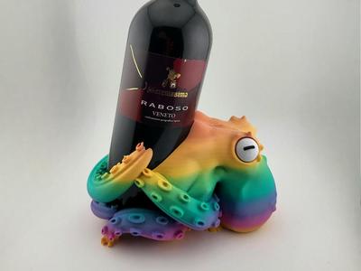 octopus wine bottle holder Easter drunk kraken