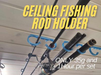 Ceiling Fishing Rod Holder V3