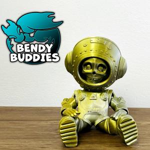 Astronaut Skelenaut Hands / Undead Soldier Articulated / Print-in-Place Creature / Cute Skelet Warrior / Underwater Villager / Water Adventurer / Fantasy World Encounter