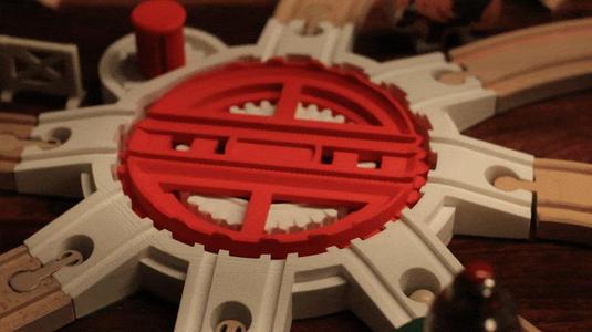 Train Turntable: Brio and Ikea Compatible