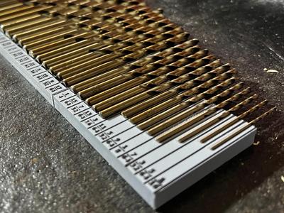 Drill Bit Toolbox Organizer - 29 Bit Capacity
