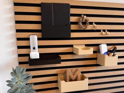 Various Holders/Trays/Hooks for Acoustic Panels