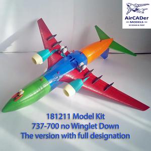 181211 Model kit Boeing 737-700 no Winglet Down