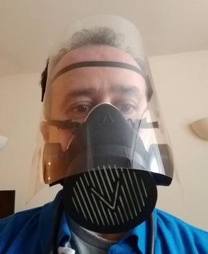 VMO VISORS for MASK V2 and V3 - 3D-PRINTED PROTECTIVE - CORONAVIRUS COVID-19