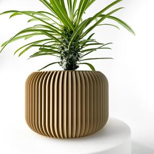 The Unis Planter Pot with Drainage | Tray & Stand Included | Modern and Unique Home Decor for Plants and Succulents  | STL File