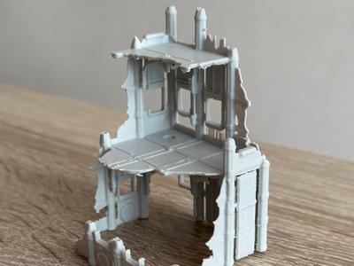 Wargame Manufactorum  building ruined
