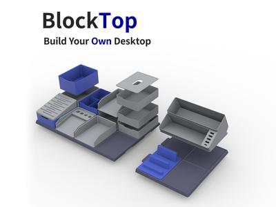 BlockTop – Modular Desktop Organization System