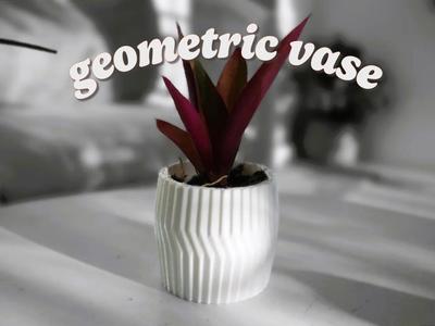 geometric vase   