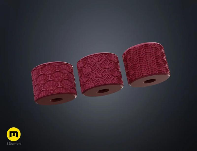 Texture Rollers Japanese Patterns middle Vol.2 (4–6)   