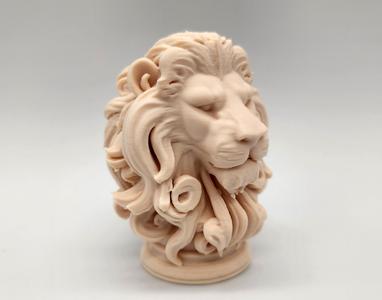 Marble Lion Bust #2